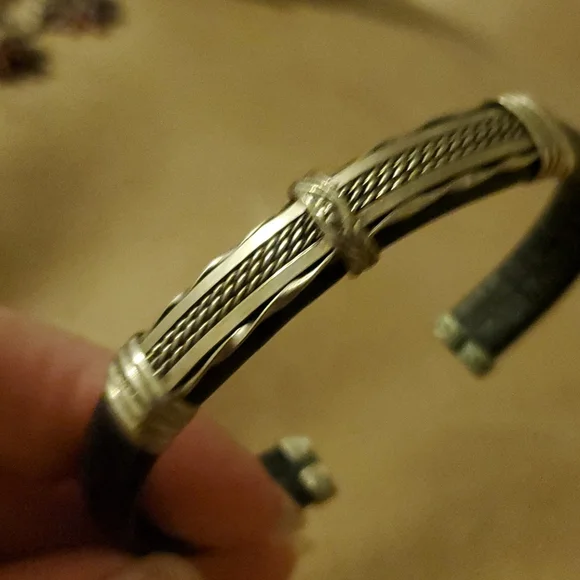 Earthy Red and Blue Bracelet lot - Picture 7 of 11